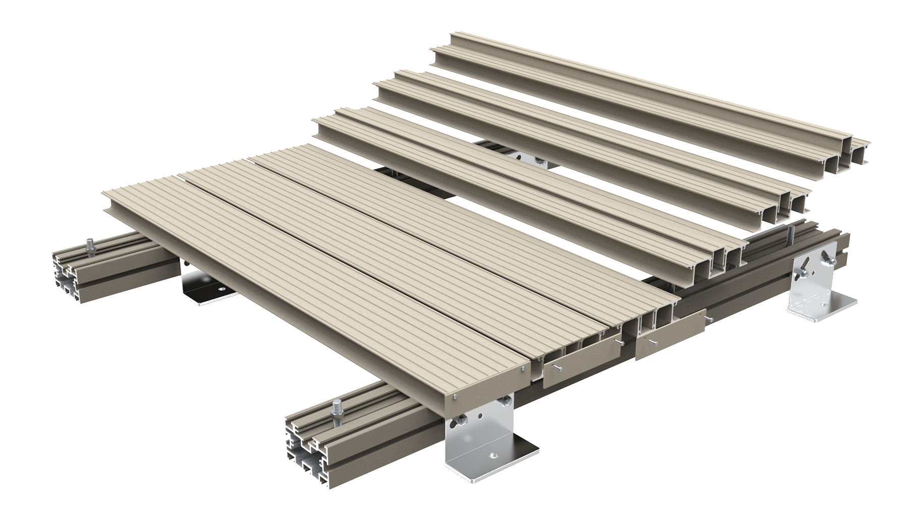 Metal Decking Joist | Aluminium Balcony AliDeck | A-Rated Fire ...