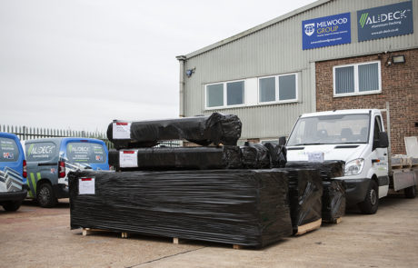 AliDeck Non Combustible Aluminium Metal Decking Delivery In And Out
