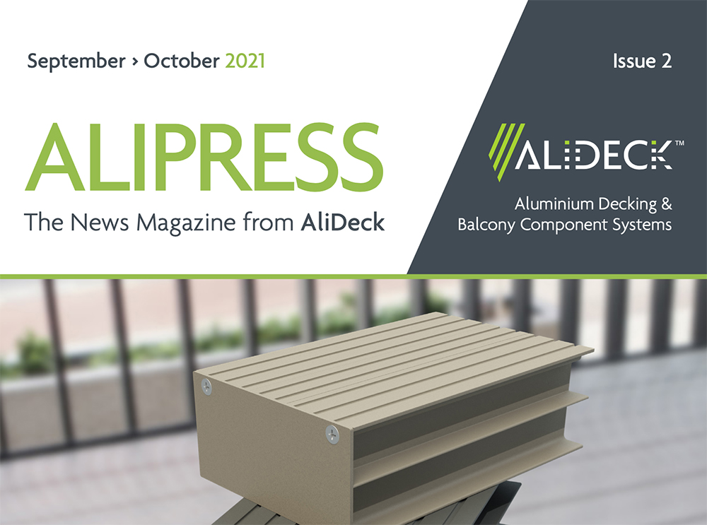 AliDeck Aluminim Decking Newsletter September 2021