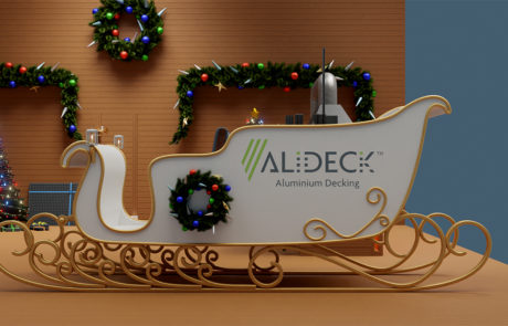 AliDeck Aluminium Metal Decking Santas Workshop