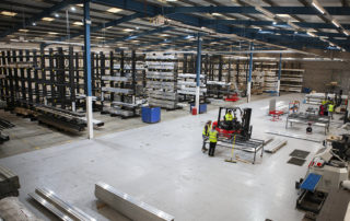 Great progress made as new AliDeck Balcony Components Factory begins production, aluminium decking, cladding and balustrades heading out to customers daily