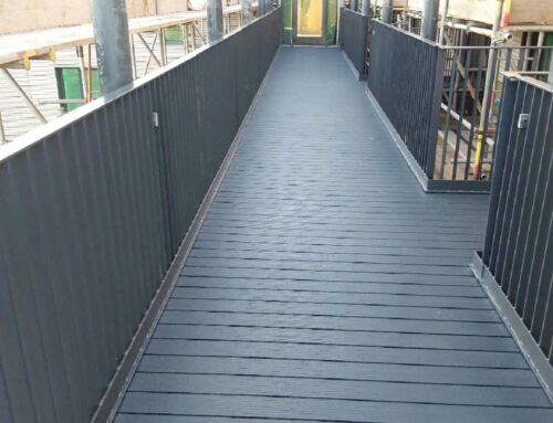 Safe and Stylish Walkway: Junior Boards in Anthracite Grey, Hammersmith Walkway, Battersea